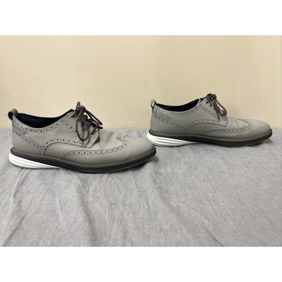 Cole Haan Oxford Shoes Men\'s US 10.5M Gray Grand Evolution Wingtip C26319 Chrty main image 5